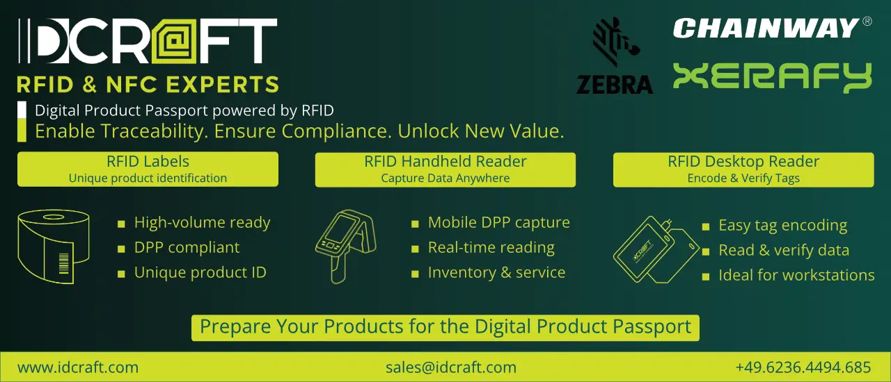 Digitaler Produktpass und RFID-Technologien zur effizienten Produktidentifikation und Nachverfolgung