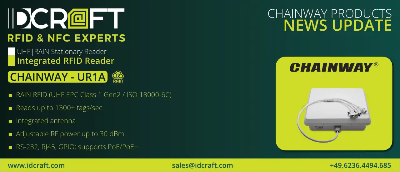 CHAINWAY UR1A UHF RFID Long Range Reader für industrielle Identifikationsprozesse
