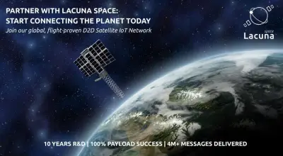 Lacuna Space Opens LoneWhisper Satellite IoT Technology to Global Partners