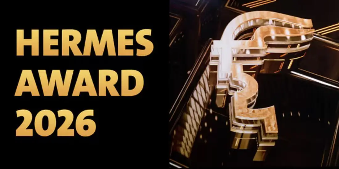 Logo Think WIoT avec une salle d'exposition industrielle du HERMES AWARD 2026