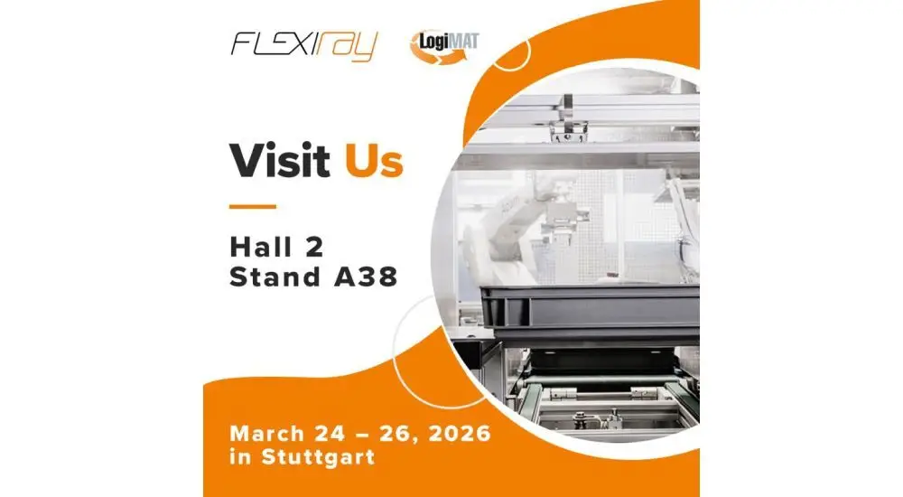 FlexiRay ultradünne UHF-RFID-Antennen und modulare RFID-Gate auf der LogiMAT 2026