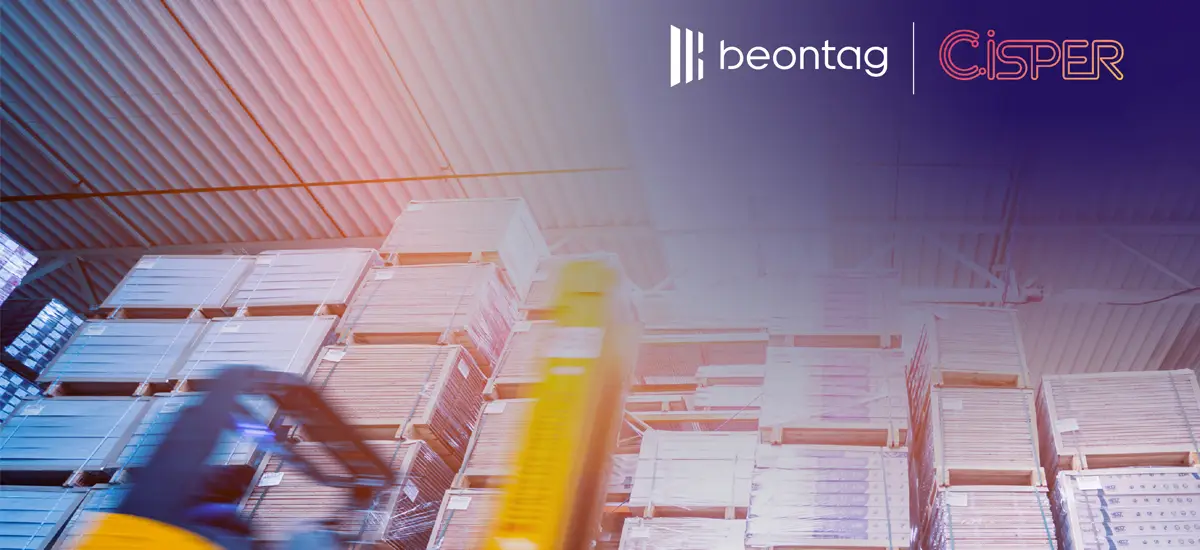 Illustration zur Kombination von RFID und BLE für verbesserte Bestandsüberwachung und Tracking