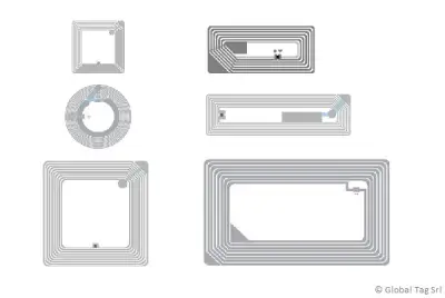 HF RFID Labels for Short-Range Identification and NFC Applications