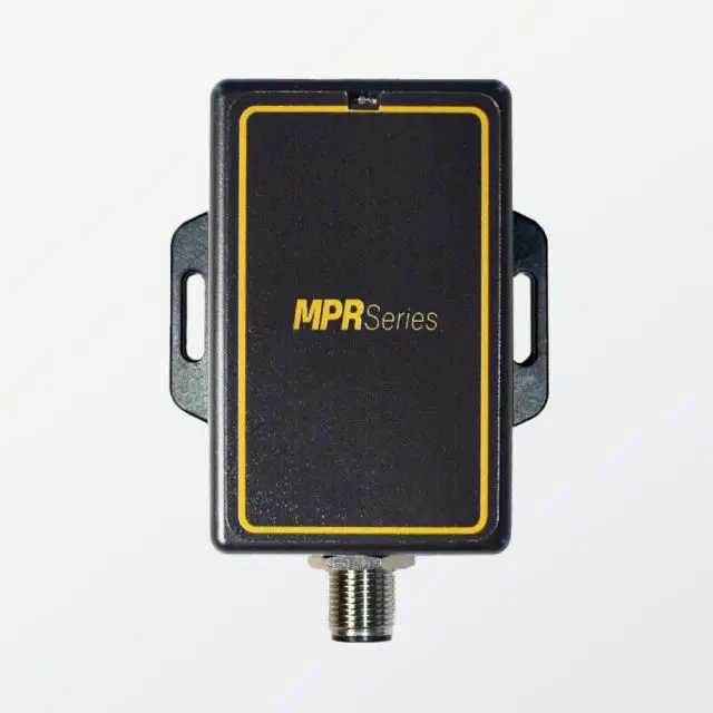 Lecteur HF de la série MPR avec antenne intégrée, conçu pour une utilisation polyvalente dans les domaines de l'automatisation, du contrôle d'accès et dans divers environnements.