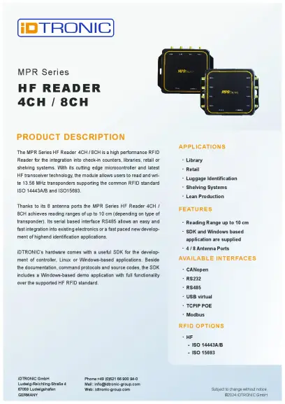 IDtronic MPRSeries-HF-Reader-4CH---8CH.pdf