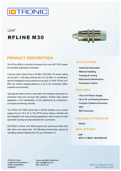 IDtronic RFline-UHF-M30.pdf