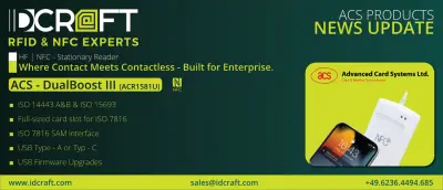 ACS DualBoost III (ACR1581U) - Dual Interface smart card Reader