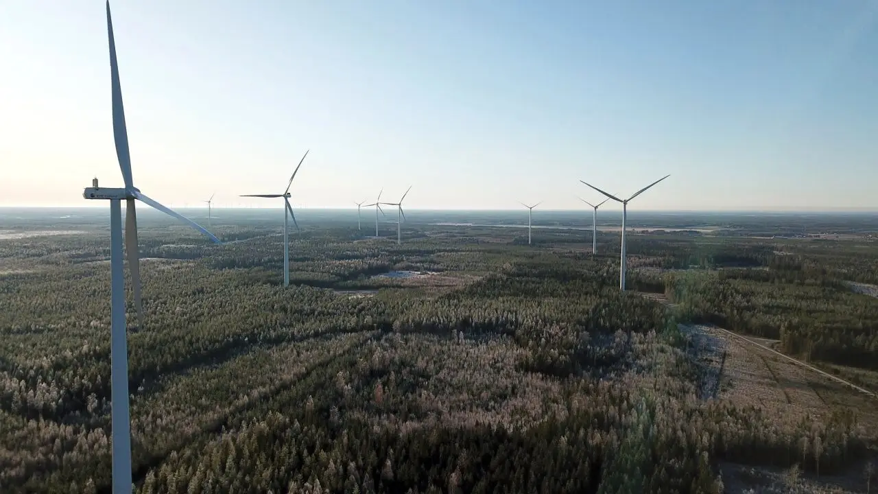 Helens Windpark Lakiakangas.