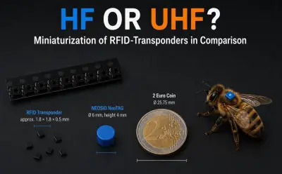 HF or UHF in the miniaturization of RFID transponders
