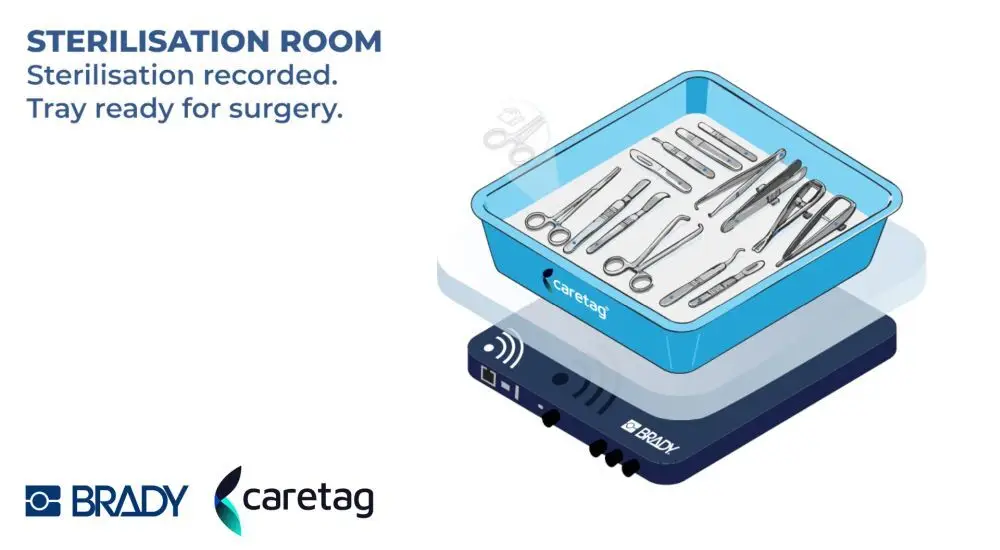 Brady and Caretag partner for RFID-based surgical instrument tracking