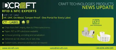IDCRAFT consolidates RFID label portfolio