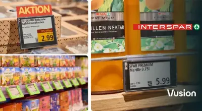 Vusion partners with INTERSPAR to deploy electronic shelf labels across Austria