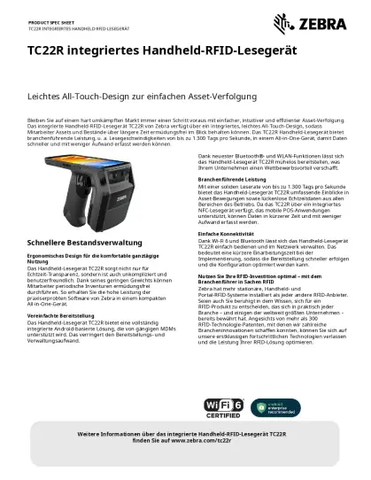 TC22R Datenblatt