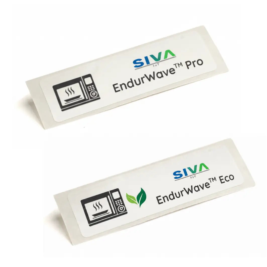 EndurWave™ Pro & Eco 4515 from SIVA IoT are microwave-safe UHF RFID labels for tracking disposable and reusable food packaging.