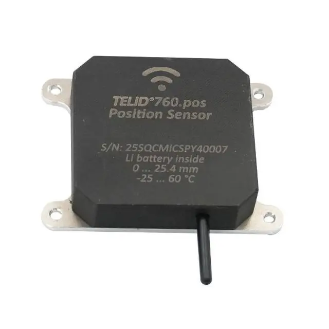 TELID® 760.pos von microsensys: ein BLE-Positionssensor und Identifikations-Beacon für die drahtlose Objektidentifikation und Positionsmessung in industriellen Anwendungen.