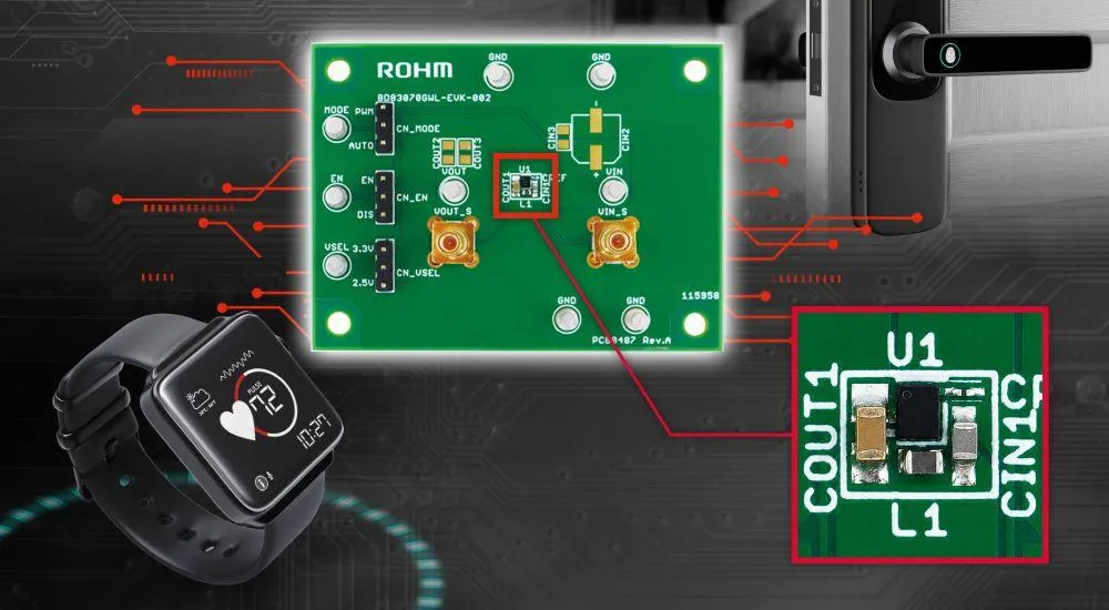 ROHM Reduces Size of Buck-Boost Power Supply to 12.87 mm²