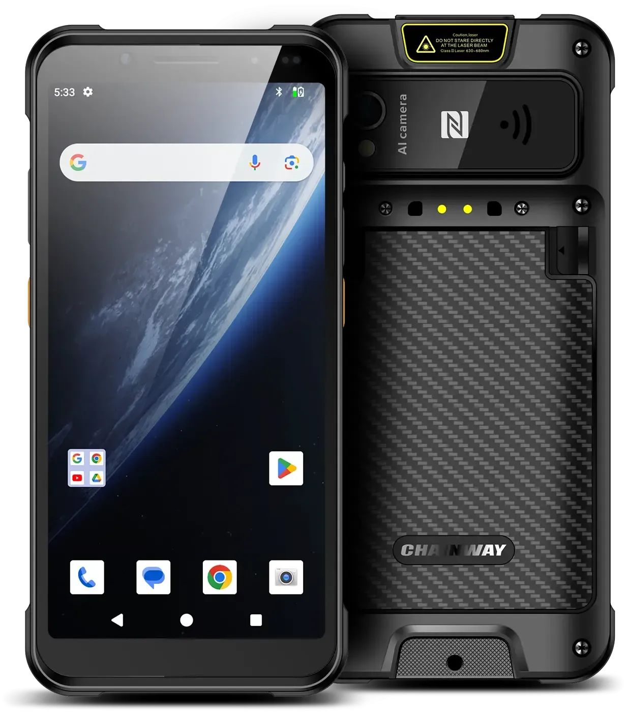 UHF RFID Mobile Terminal mit Qualcomm Chipset von Chainway. Erhältlich bei IDCRAFT GmbH