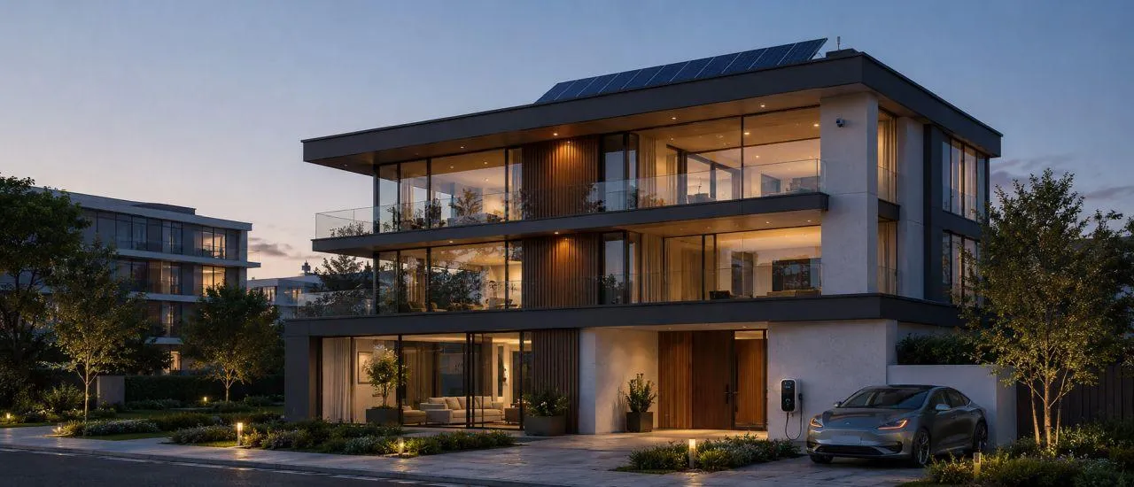 The Wireless Building of 2030: Fibre Backbone, Multi-Radio Edge