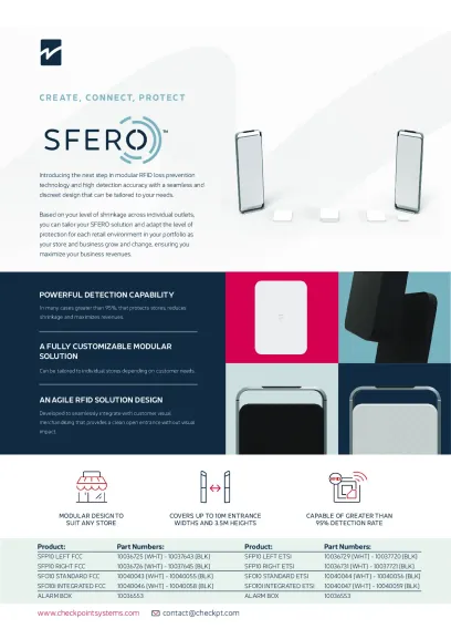 SFERO Sell Sheet
