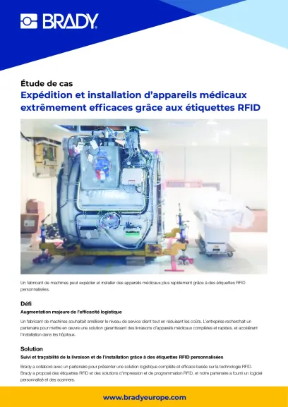 Témoignage client sur la vérification et le suivi des envois par RFID