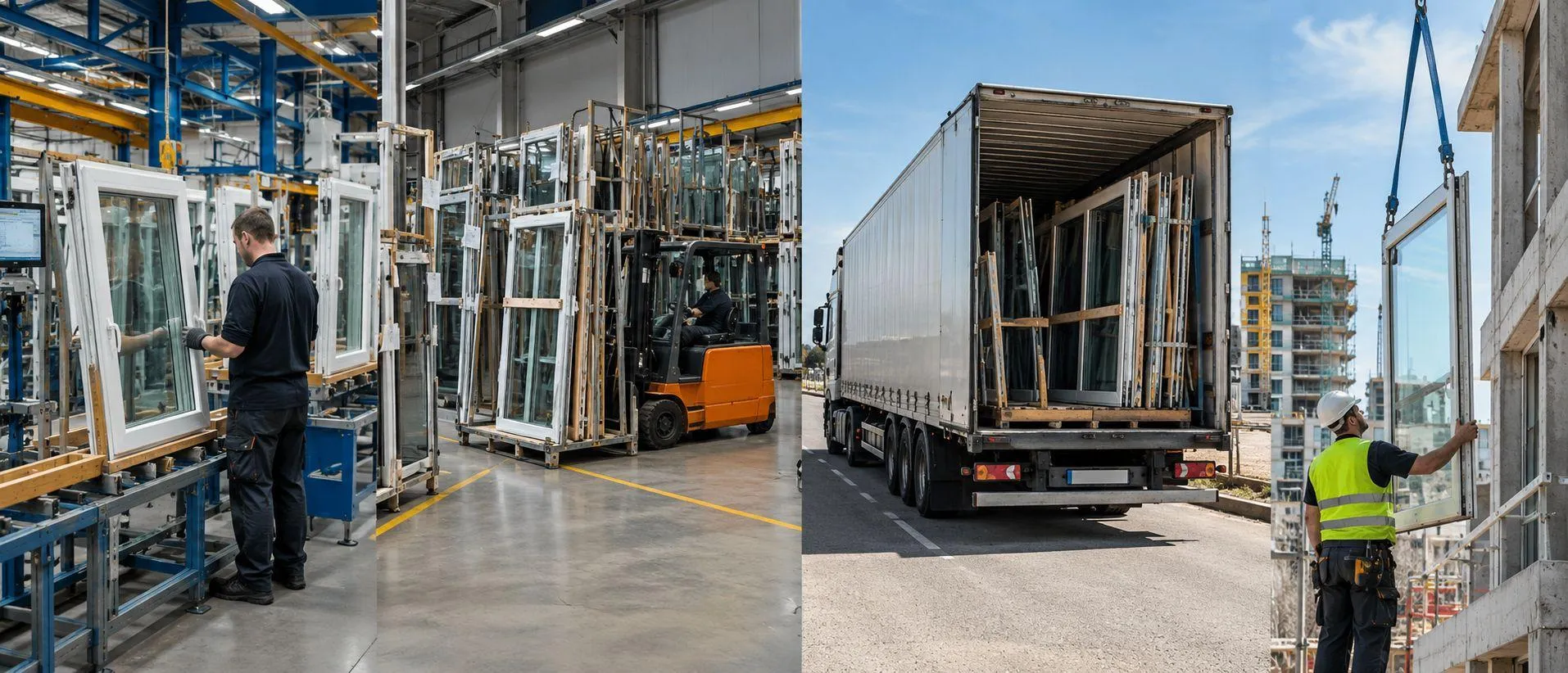 Localization in Window Manufacturing: From Production to the Construction Site