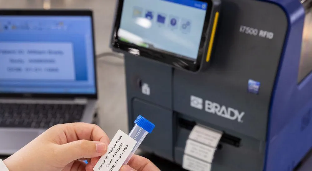 Brady i7500: RFID Label Printing Without Setup Waste