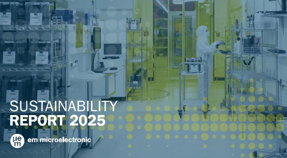 EM Microelectronic Brings Sustainability Into Semiconductor Development