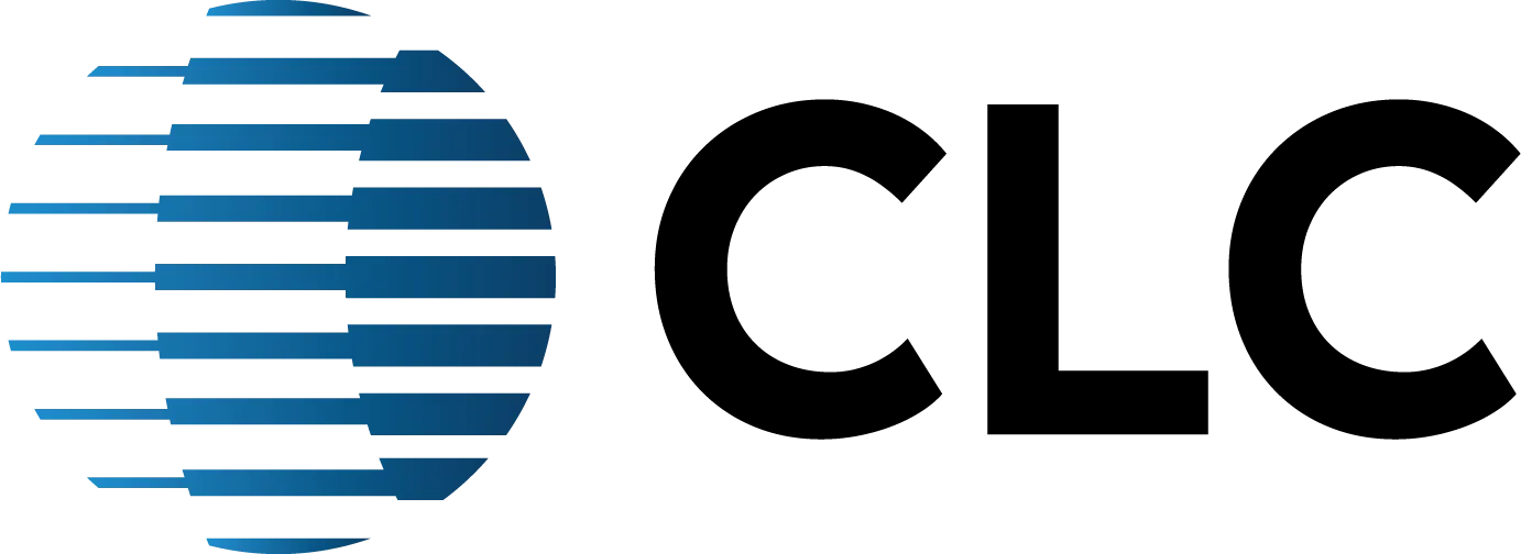 Logo CLC. Connect with continuity.
