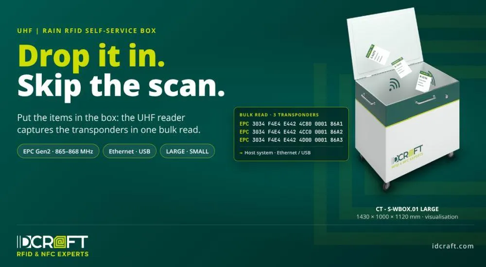 RFID Self-Service Box Automates Kanban and Textile Returns