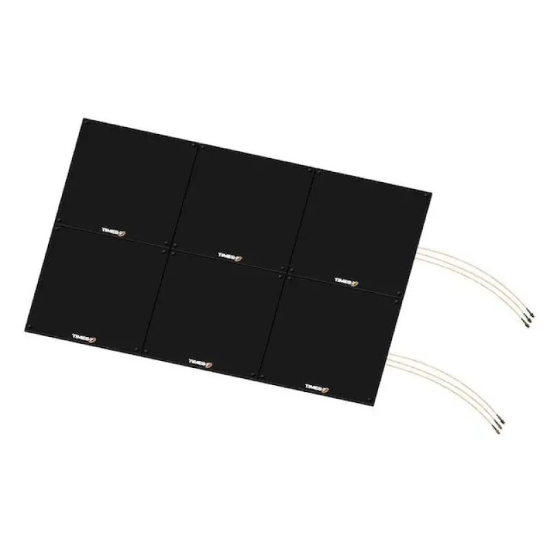 Six A7030C antennas configured in an array (Front view)