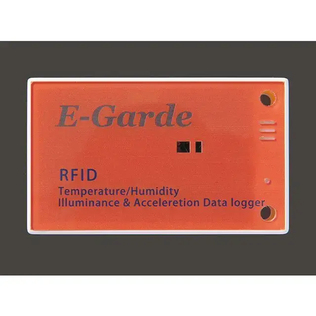 The E-Garde RFID Data Logger measures and records temperature, humidity, shock/impact, and light exposure throughout the shipping process.