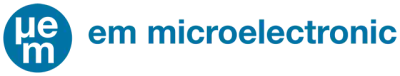E M Microelectronic Logo