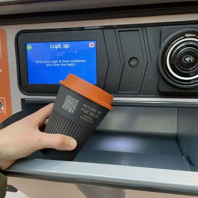 Cuploop kiosks can process a variety of packaging types.