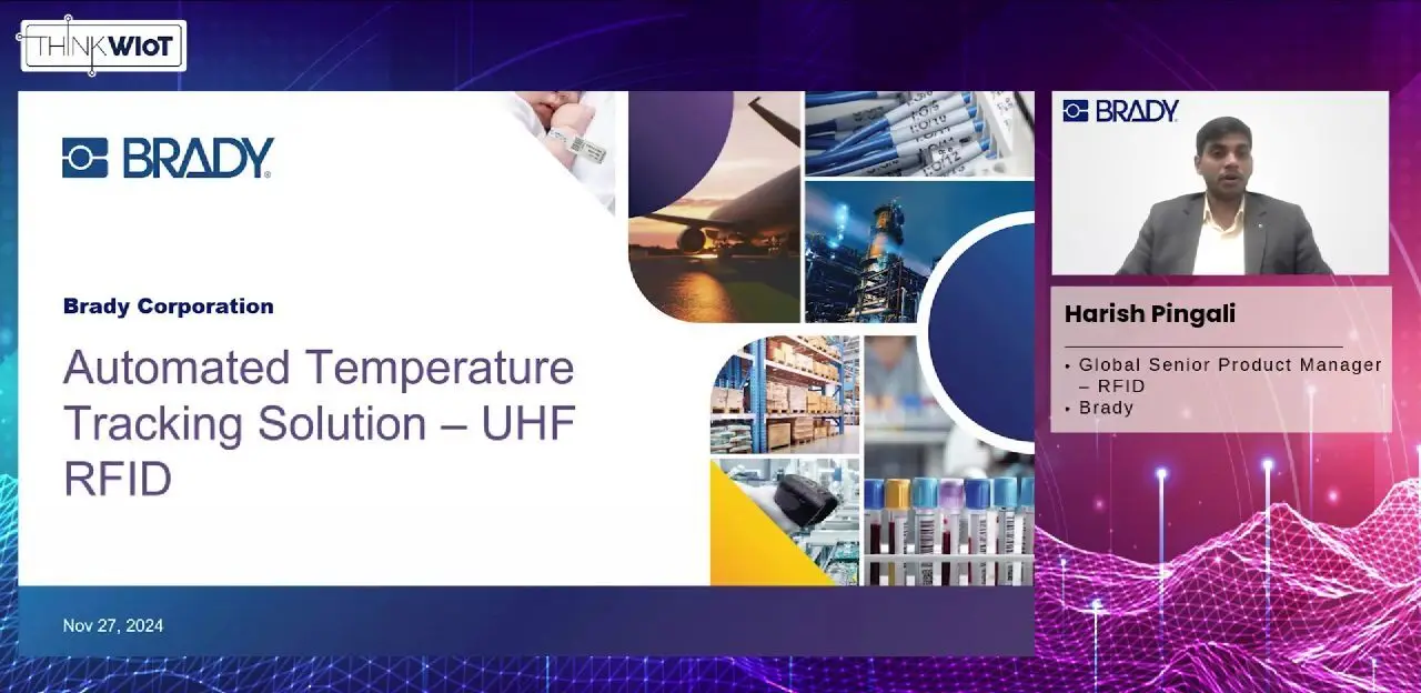 Harish Pingali: Automatisierte Lösung zur Temperaturverfolgung mit passiver RFID