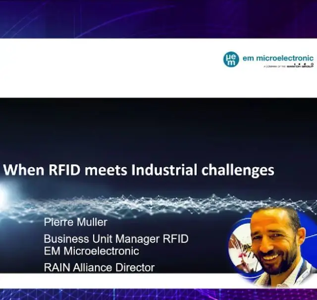 Pierre Muller: RFID-Lösungen für industrielle Anwendungen